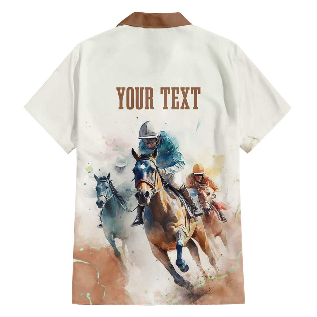 Personalised Kentucky Horse Racing Family Matching Summer Maxi Dress and Hawaiian Shirt 151st Anniversary LT7