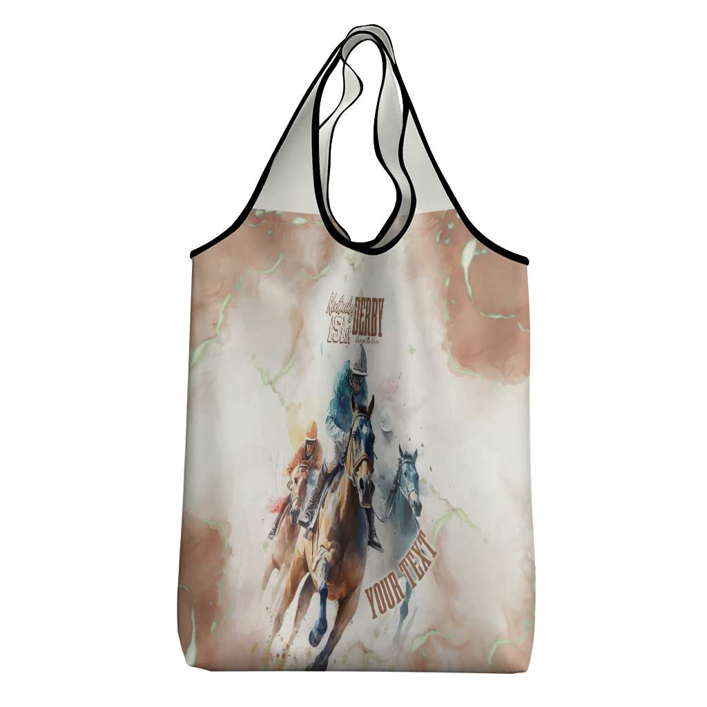 Personalised Kentucky Horse Racing Grocery Bag 151st Anniversary LT7