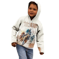Personalised Kentucky Horse Racing Kid Hoodie 151st Anniversary LT7