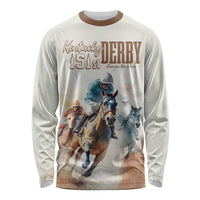 Personalised Kentucky Horse Racing Long Sleeve Shirt 151st Anniversary LT7