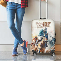 Personalised Kentucky Horse Racing Luggage Cover 151st Anniversary LT7