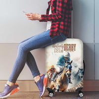 Personalised Kentucky Horse Racing Luggage Cover 151st Anniversary LT7