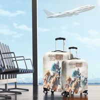 Personalised Kentucky Horse Racing Luggage Cover 151st Anniversary LT7