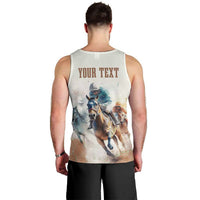 Personalised Kentucky Horse Racing Men Tank Top 151st Anniversary LT7