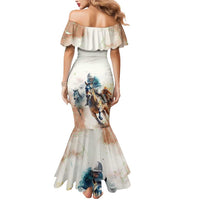 Personalised Kentucky Horse Racing Mermaid Dress 151st Anniversary LT7