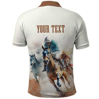 Personalised Kentucky Horse Racing Polo Shirt 151st Anniversary LT7