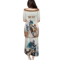 Personalised Kentucky Horse Racing Puletasi 151st Anniversary LT7