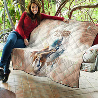 Personalised Kentucky Horse Racing Quilt 151st Anniversary LT7