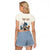 Personalised Kentucky Horse Racing Raglan Cropped T Shirt 151st Anniversary LT7