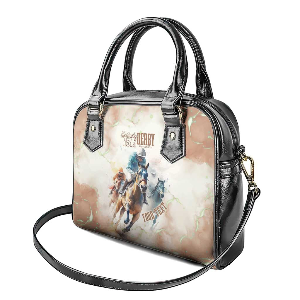 Personalised Kentucky Horse Racing Shoulder Handbag 151st Anniversary LT7