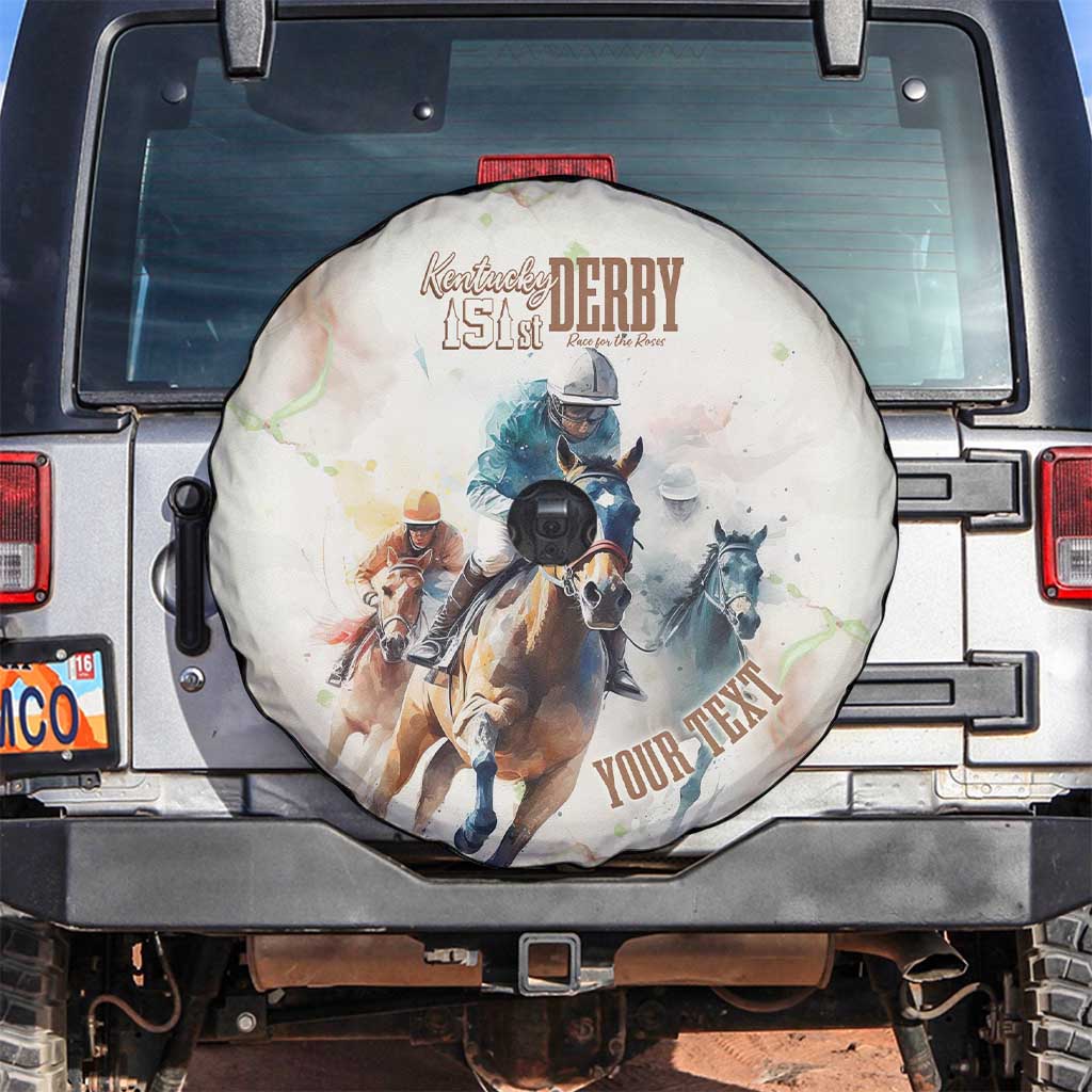 Personalised Kentucky Horse Racing Spare Tire Cover 151st Anniversary LT7