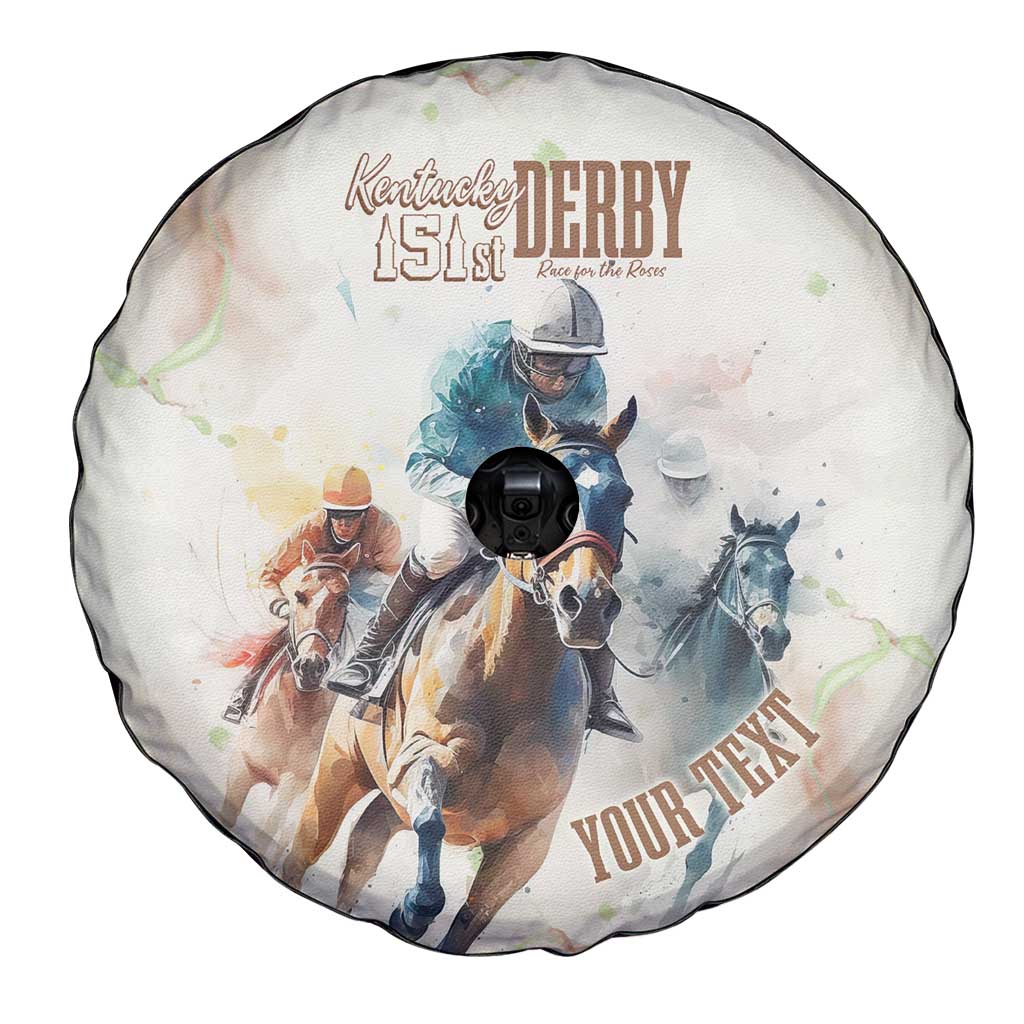 Personalised Kentucky Horse Racing Spare Tire Cover 151st Anniversary LT7