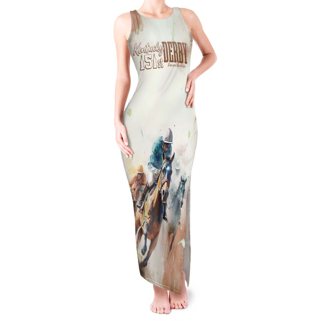 Personalised Kentucky Horse Racing Tank Maxi Dress 151st Anniversary LT7