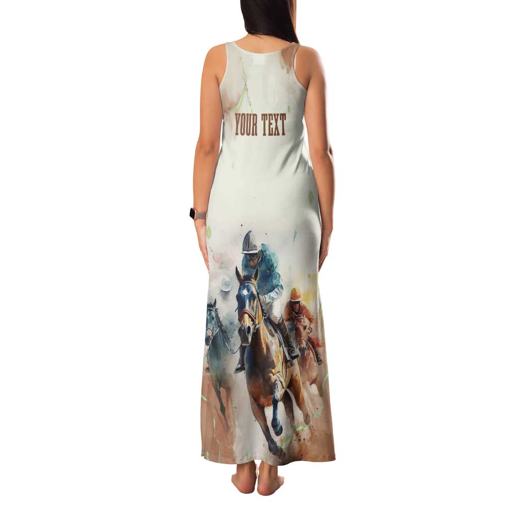 Personalised Kentucky Horse Racing Tank Maxi Dress 151st Anniversary LT7