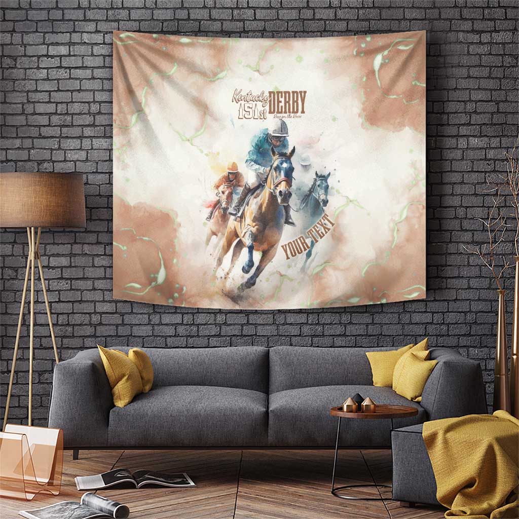 Personalised Kentucky Horse Racing Tapestry 151st Anniversary LT7