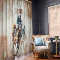 Personalised Kentucky Horse Racing Window Curtain 151st Anniversary LT7