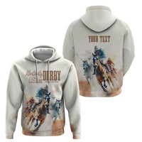 Personalised Kentucky Horse Racing Zip Hoodie 151st Anniversary LT7
