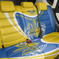 Ukraine Stylized Tryzub Back Car Seat Cover Slava Ukraini