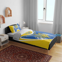 Ukraine Stylized Tryzub Bedding Set Slava Ukraini