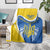 Ukraine Stylized Tryzub Blanket Slava Ukraini