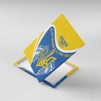 Ukraine Stylized Tryzub Canvas Wall Art Slava Ukraini