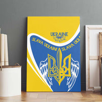 Ukraine Stylized Tryzub Canvas Wall Art Slava Ukraini