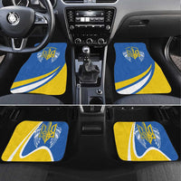 Ukraine Stylized Tryzub Car Mats Slava Ukraini