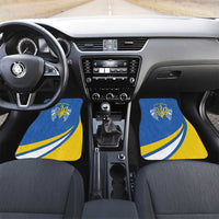 Ukraine Stylized Tryzub Car Mats Slava Ukraini