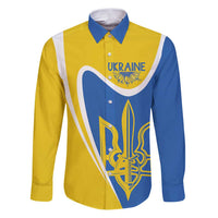 Ukraine Stylized Tryzub Family Matching Puletasi and Hawaiian Shirt Slava Ukraini