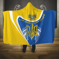 Ukraine Stylized Tryzub Hooded Blanket Slava Ukraini