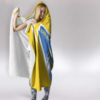 Ukraine Stylized Tryzub Hooded Blanket Slava Ukraini