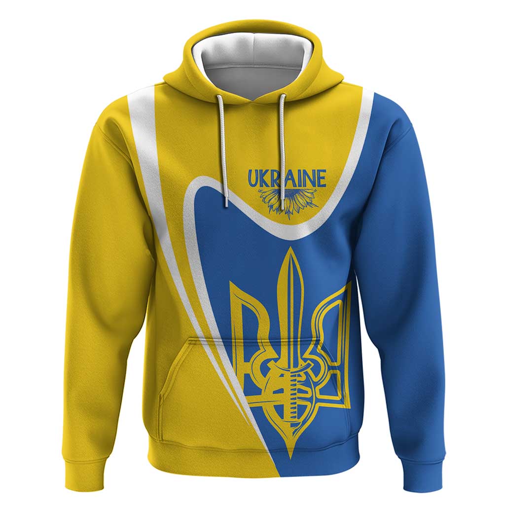 Ukraine Stylized Tryzub Hoodie Slava Ukraini