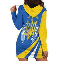 Ukraine Stylized Tryzub Hoodie Dress Slava Ukraini