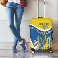 Ukraine Stylized Tryzub Luggage Cover Slava Ukraini