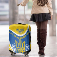 Ukraine Stylized Tryzub Luggage Cover Slava Ukraini
