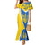 Ukraine Stylized Tryzub Mermaid Dress Slava Ukraini
