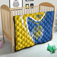 Ukraine Stylized Tryzub Quilt Slava Ukraini