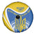 Ukraine Stylized Tryzub Spare Tire Cover Slava Ukraini