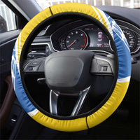 Ukraine Stylized Tryzub Steering Wheel Cover Slava Ukraini