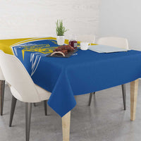 Ukraine Stylized Tryzub Tablecloth Slava Ukraini