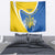 Ukraine Stylized Tryzub Tapestry Slava Ukraini