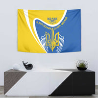 Ukraine Stylized Tryzub Tapestry Slava Ukraini