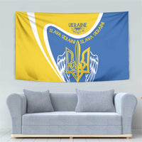 Ukraine Stylized Tryzub Tapestry Slava Ukraini