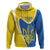 Ukraine Stylized Tryzub Zip Hoodie Slava Ukraini