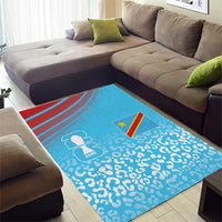 DR Congo WC2026 Guernsey Leopard Inspired Area Rug