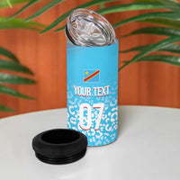 DR Congo WC2026 Custom Guernsey Leopard Inspired 4 in 1 Can Cooler Tumbler