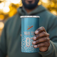 DR Congo WC2026 Custom Guernsey Leopard Inspired 4 in 1 Can Cooler Tumbler