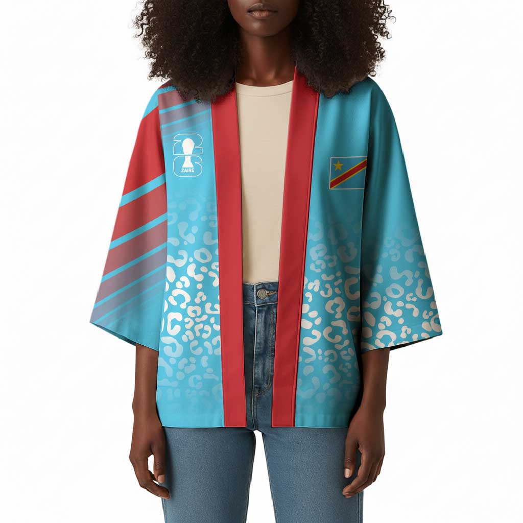 DR Congo WC2026 Custom Guernsey Leopard Inspired Kimono