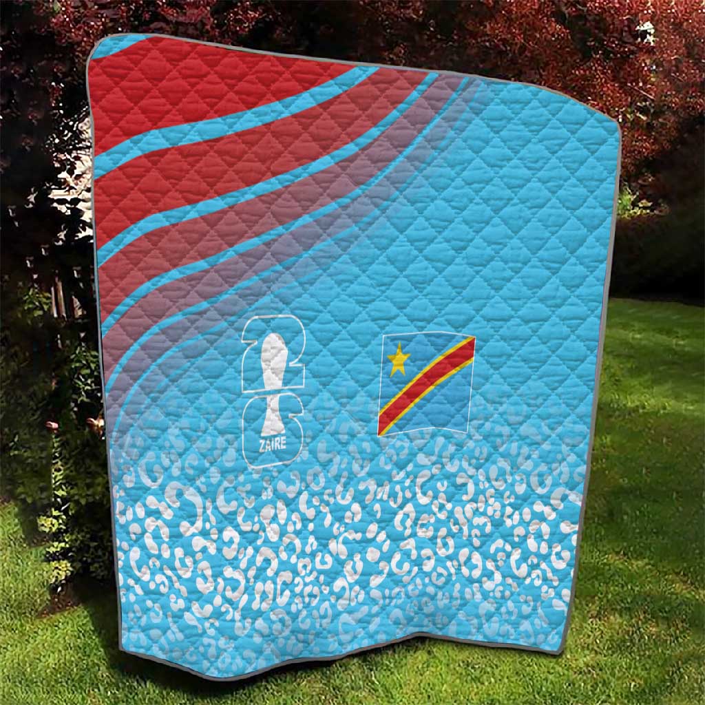 DR Congo WC2026 Guernsey Leopard Inspired Quilt