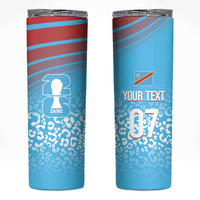 DR Congo WC2026 Custom Guernsey Leopard Inspired Skinny Tumbler